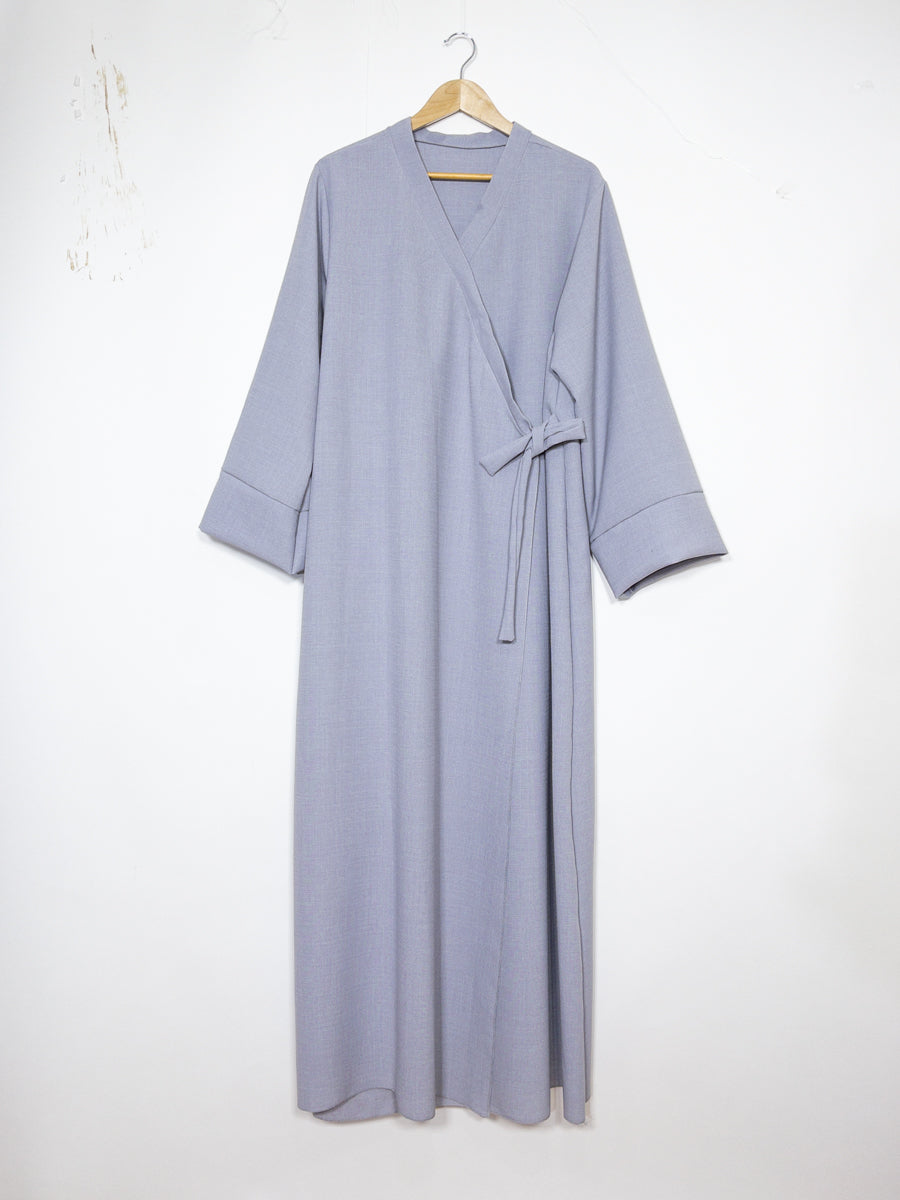 Abaya Longue 2383LIN - Large, Confortable et Élégante style Lin coupe fluide et large