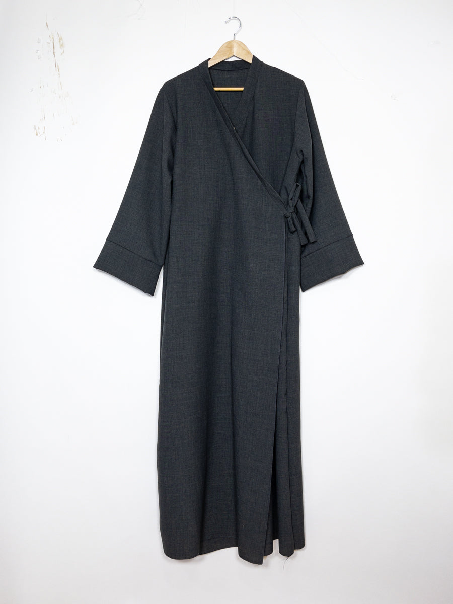 Robe abaya port feuille ref:L2383LIN pour femme 185cm