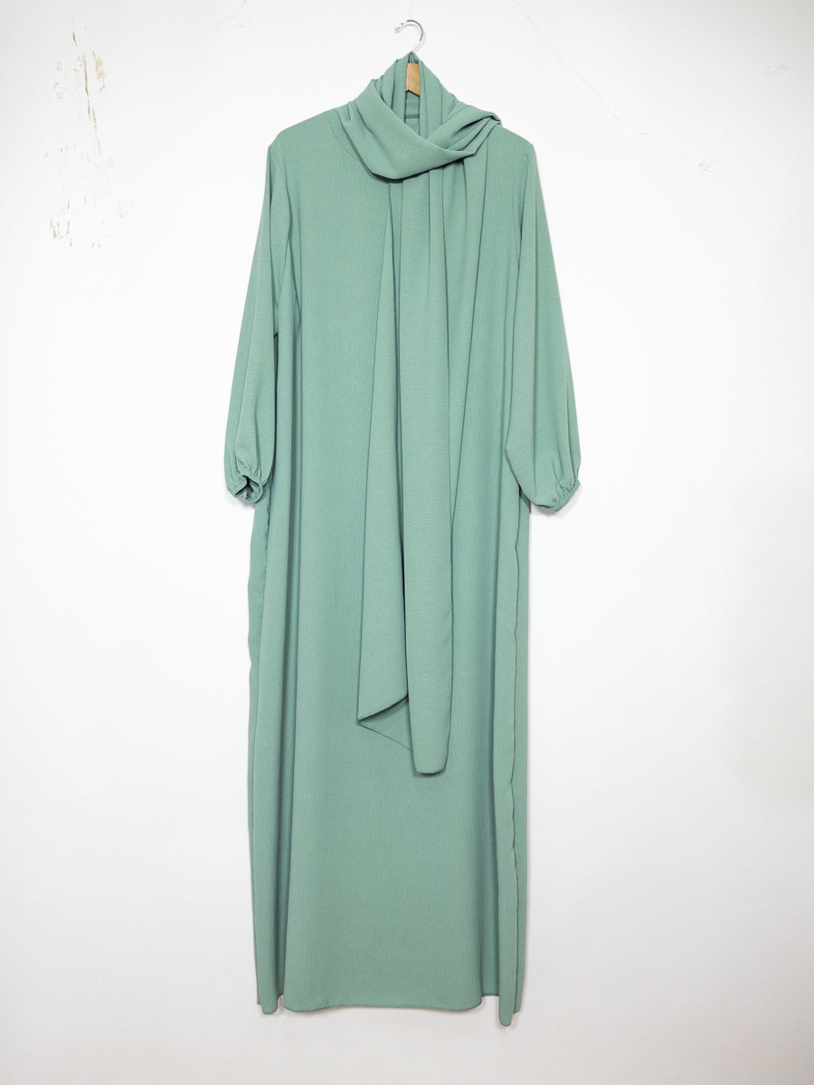 Abaya en jazz pour femme ref:ro2338 jazz pratique, confortable fluide et facile d’entretien