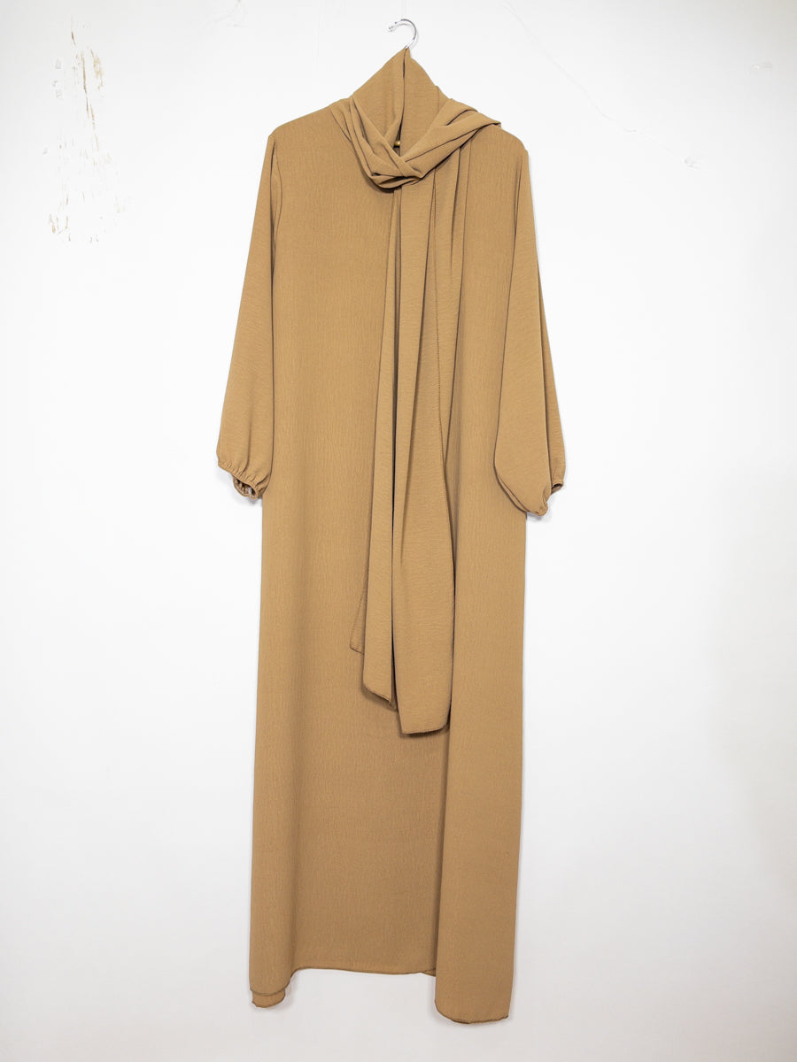 Abaya en jazz pour femme ref:ro2338 jazz pratique, confortable fluide et facile d’entretien