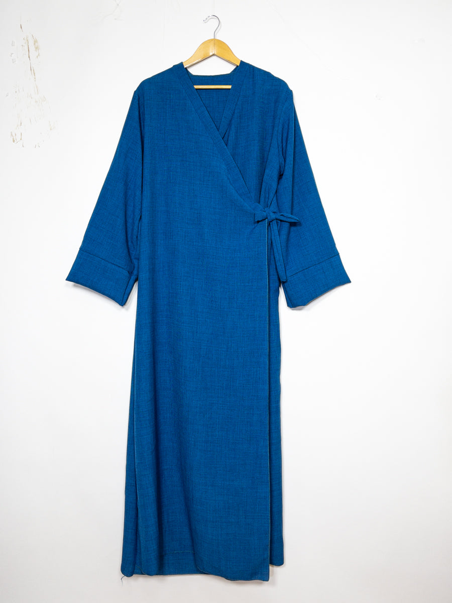 Abaya Longue 2383LIN - Large, Confortable et Élégante style Lin coupe fluide et large