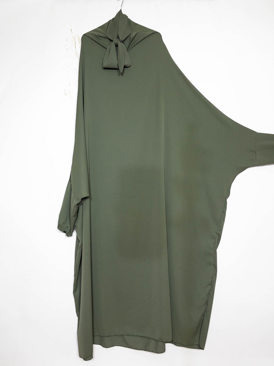 Jilbeb longue femme ref:2350-3 pk en soie de medine tissu fluide et opaque port confortable tout au long de la journée