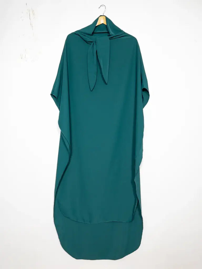 Khrimar soie de médine REF: 2371pk (stock limité) no restock - khimar longue en soie de Médine élégante et confortable