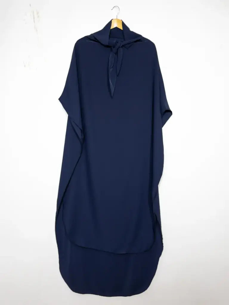 Khrimar soie de médine REF: 2371pk (stock limité) no restock - khimar longue en soie de Médine élégante et confortable
