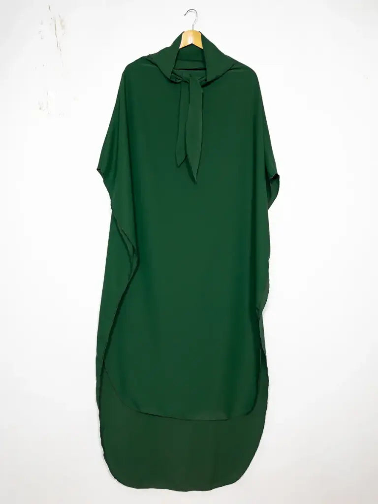 Khrimar soie de médine REF: 2371pk (stock limité) no restock - khimar longue en soie de Médine élégante et confortable