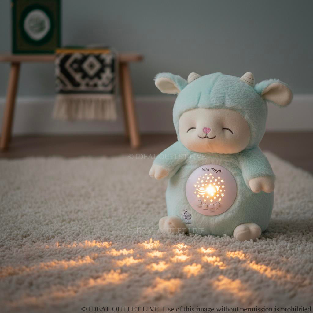 Sommeil Paisible Assuré Doudou Kabchi Islamique Peluche Veilleuse Coranique, Lumineuse, Jouet Éducatif, Isla TOYS, 24 cm