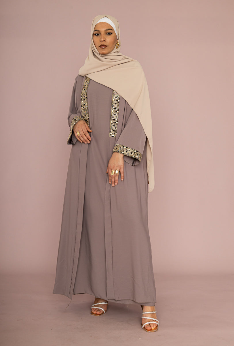 Kimono en soie de Médine pour femme ref:En2357-2pk