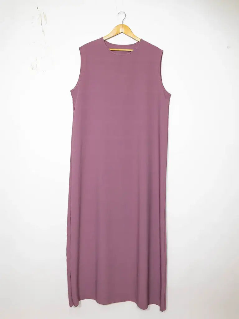 Sous Abaya  Modèle Ro2353pk en Polyester - Fluide et légère en soie de Medine sans maches