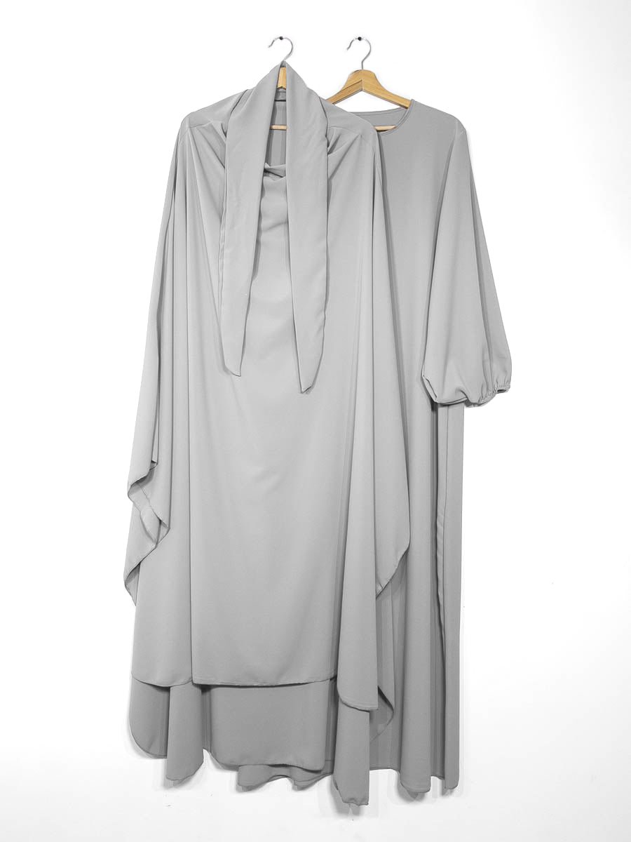 Ensemble 2 Pièces en Soie de Médine REF: en2503pk - fluide, opaque et confortable