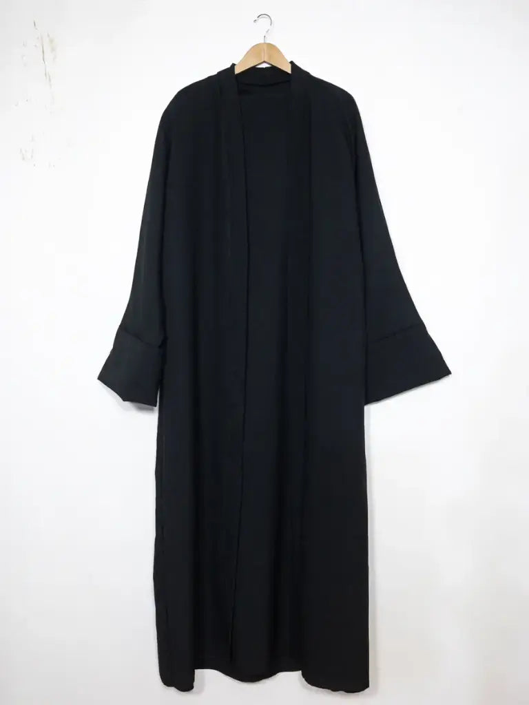 Abaya style kimono avec débardeur deux pièces Ro2380LIN - modèle style LIN confortable et chic