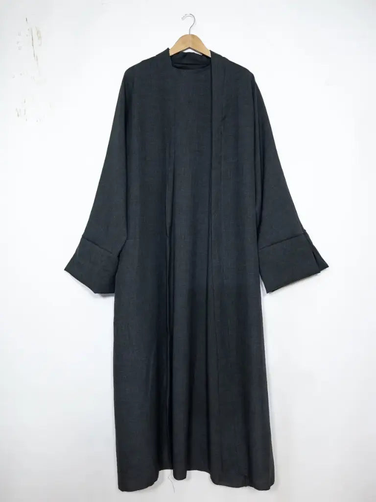 Abaya style kimono avec débardeur deux pièces Ro2380LIN - modèle style LIN confortable et chic