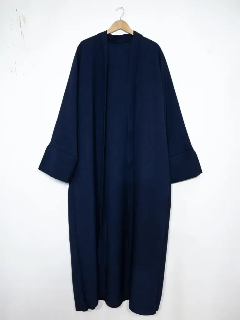 Abaya style kimono avec débardeur deux pièces Ro2380LIN - modèle style LIN confortable et chic