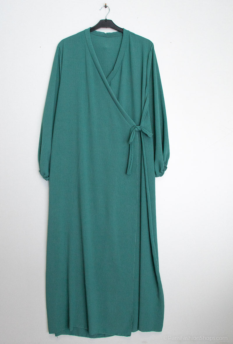 Robe Abaya Porte Feuille Ro2372 Jazz pour Femme - Élégante et Confortable