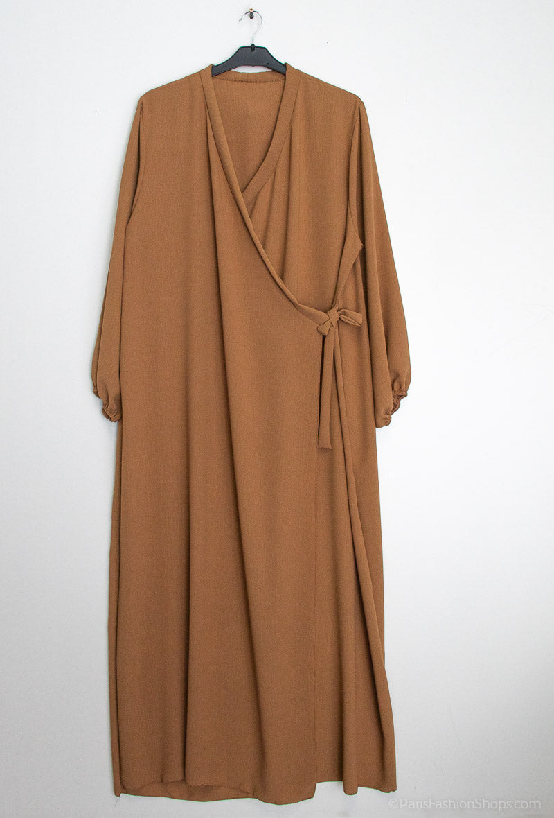 Robe Abaya Porte Feuille Ro2372 Jazz pour Femme - Élégante et Confortable