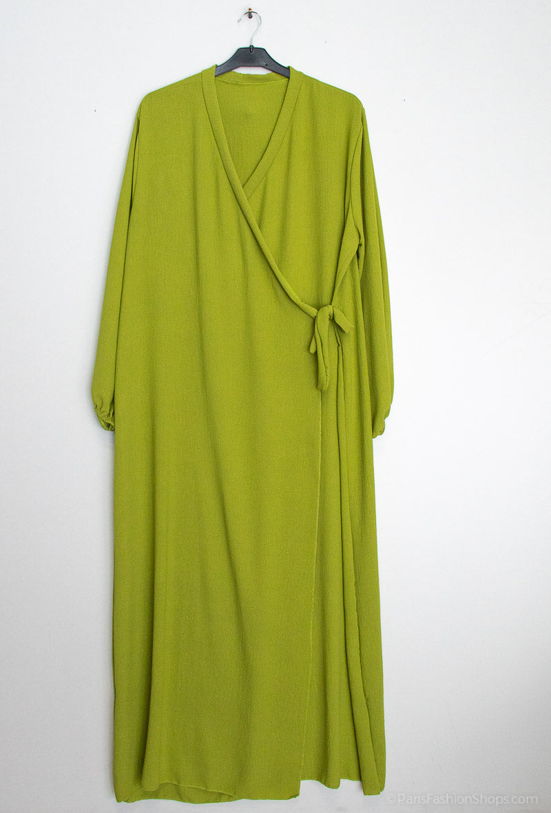 Robe Abaya Porte Feuille Ro2372 Jazz pour Femme - Élégante et Confortable