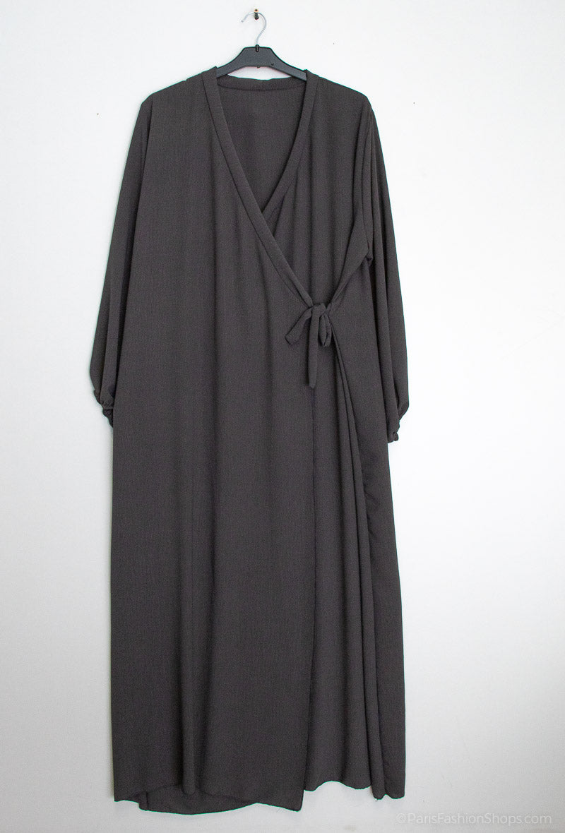 Robe Abaya Porte Feuille Ro2372 Jazz pour Femme - Élégante et Confortable